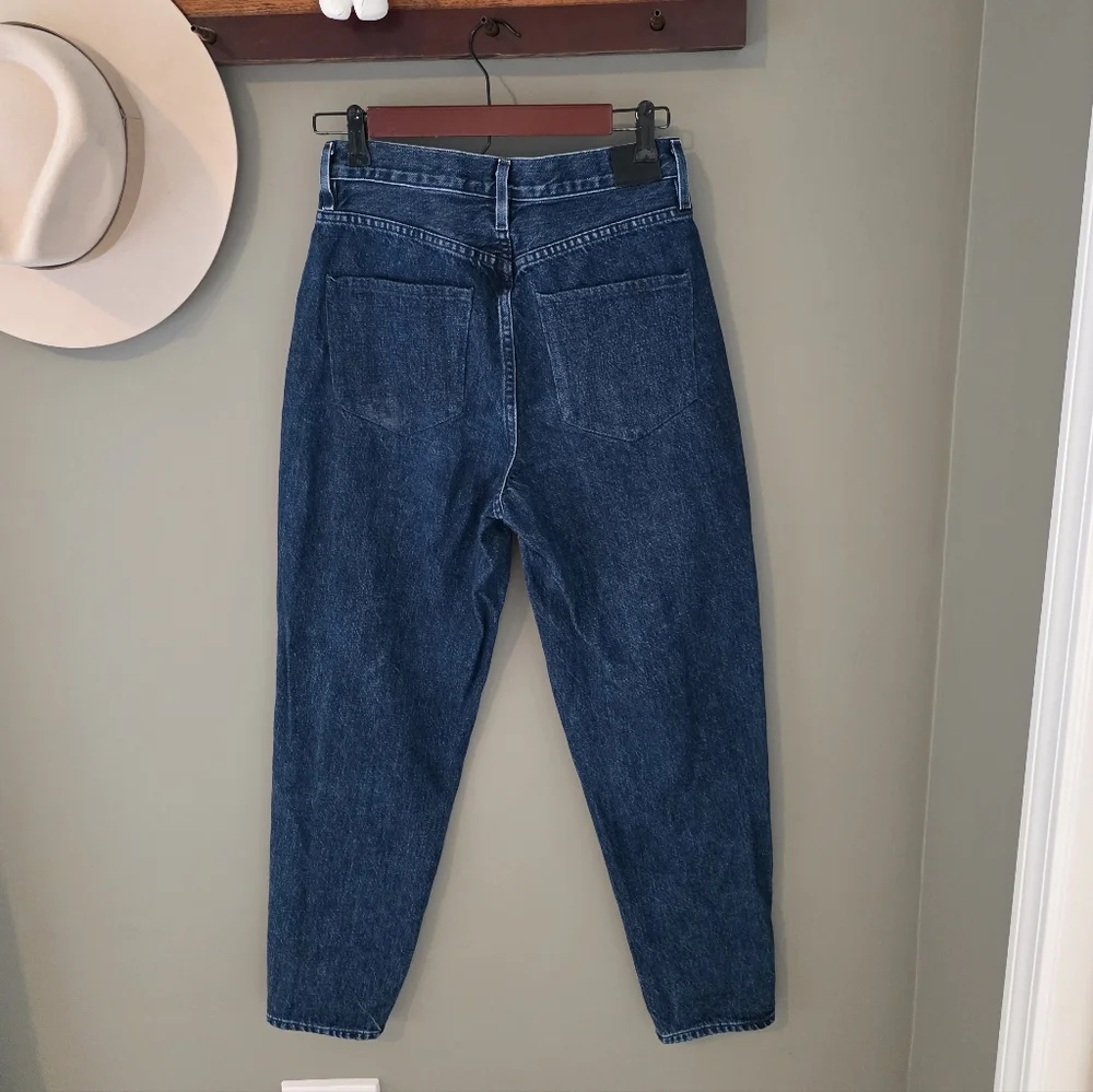 Goldsign Tapered Jeans Sz 26 Women’s Premium Designer Denim High Rise Blue Jeans